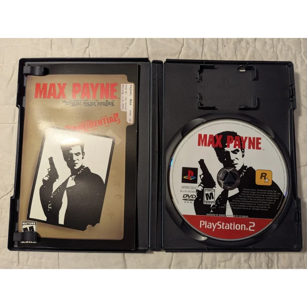 Max Payne (Sony PlayStation 2, 2002, pre-owned)